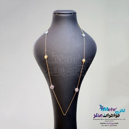 Gold Necklace on clothes - Lace design-MM0521